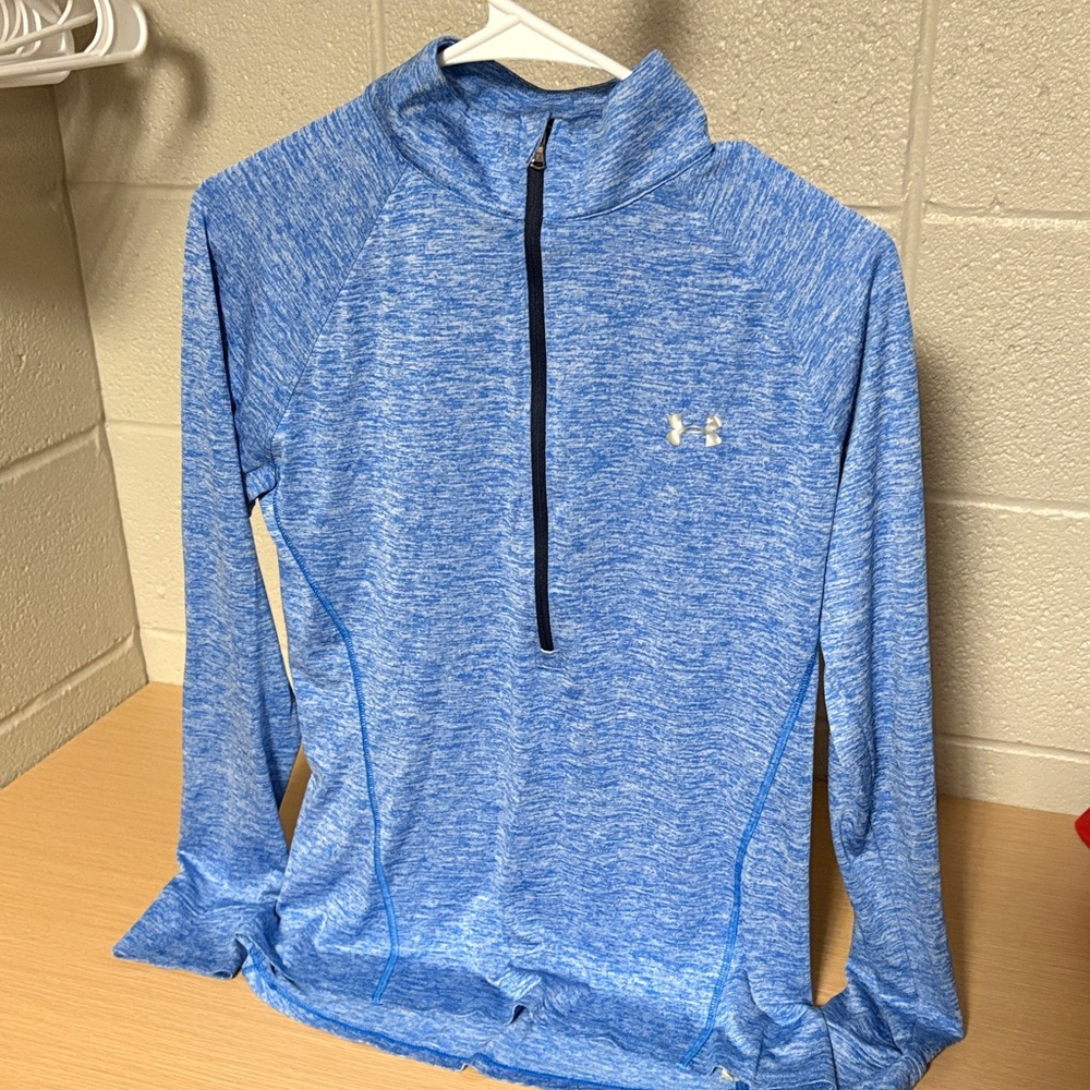 Under Armour Heathered Blue Performance Pullover